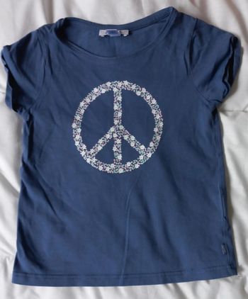 T-shirt bleu okaidi t4
