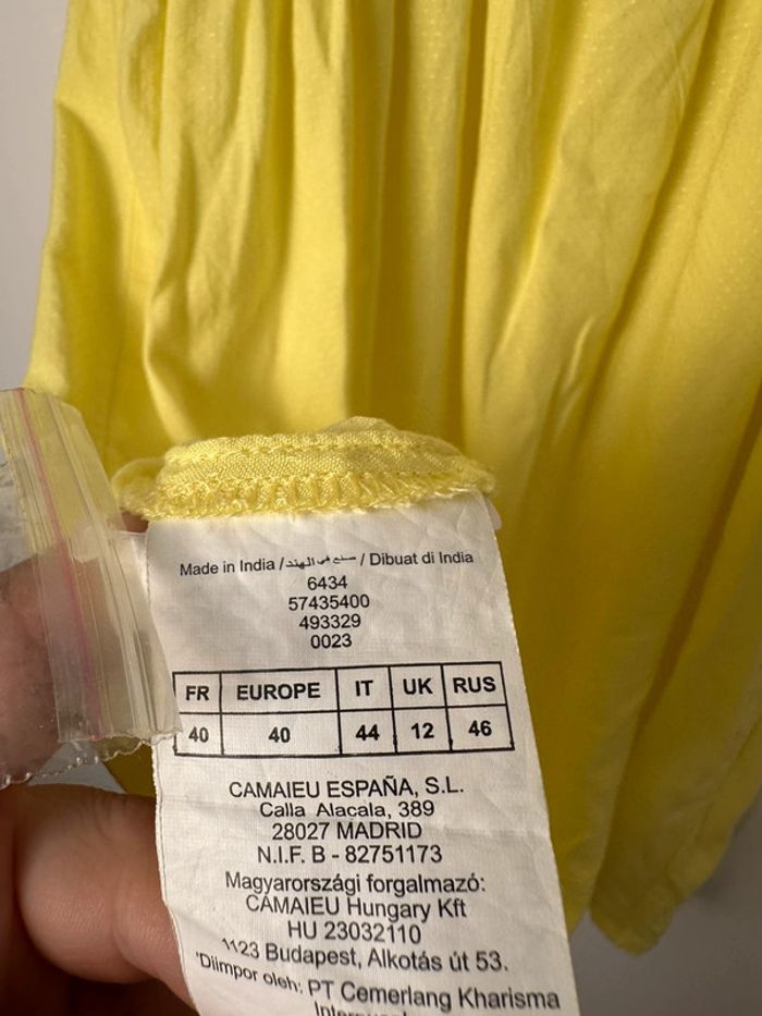 🌸Robe Camaïeu - jaune 🌸 - photo numéro 5