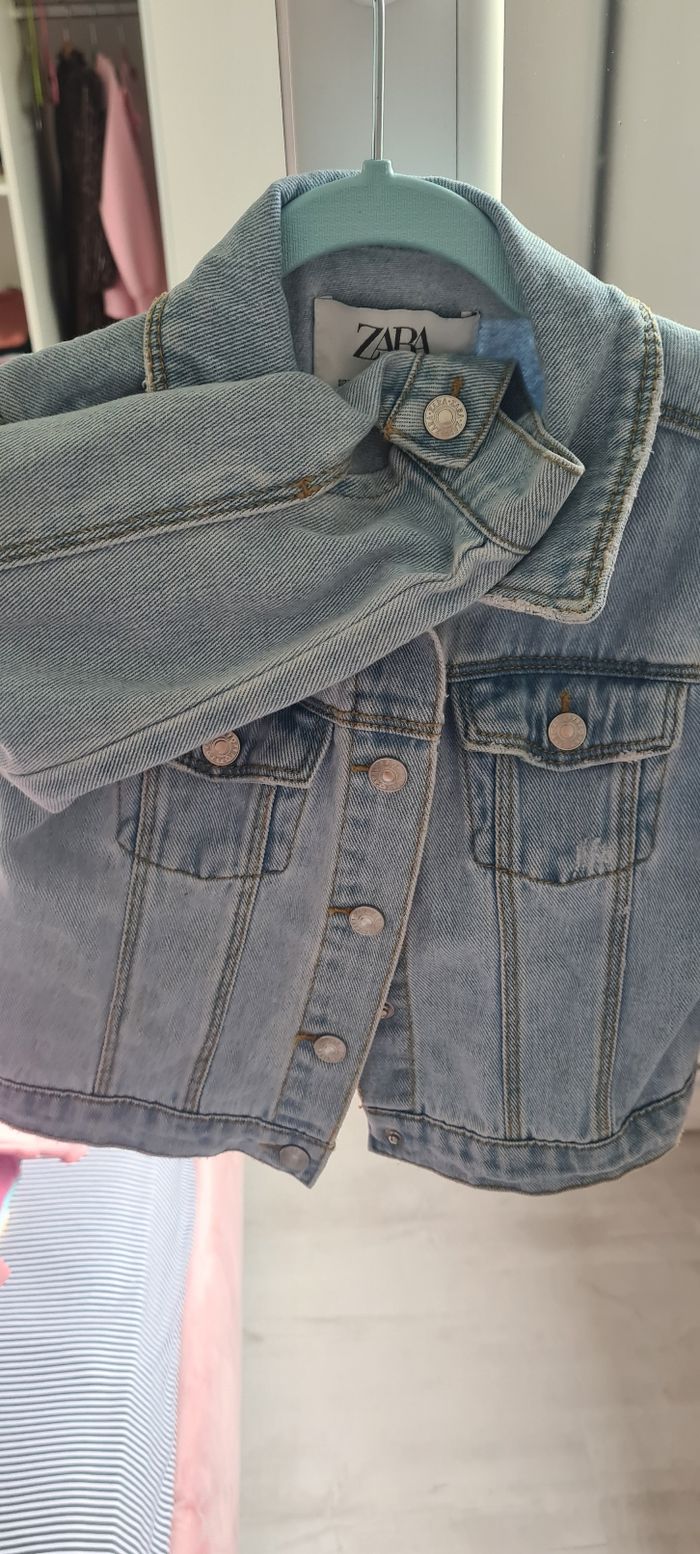 Veste minnie en jean - photo numéro 3