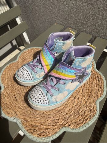 Baskets Skechers arc en ciel