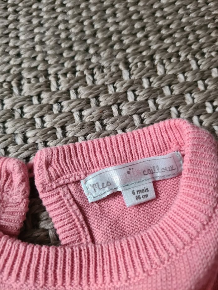 Robe pull motif lapins fille - 6 mois - photo numéro 6