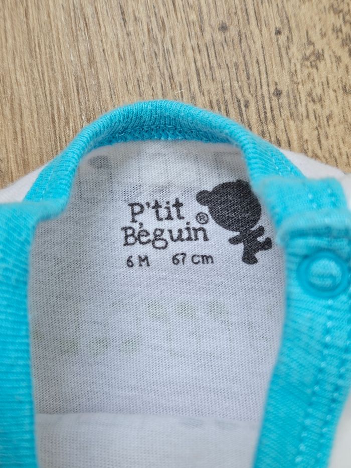 Barboteuse Petit Béguin 6 mois - photo numéro 7