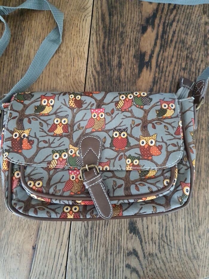 Jolie Sac à main gris/marron Mfhandbags neuf - photo numéro 6