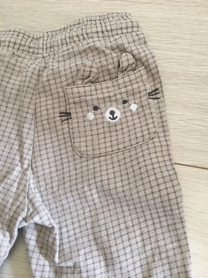 Ensemble pantalon + t-shirt manches longues 12 mois sergent major - photo numéro 10