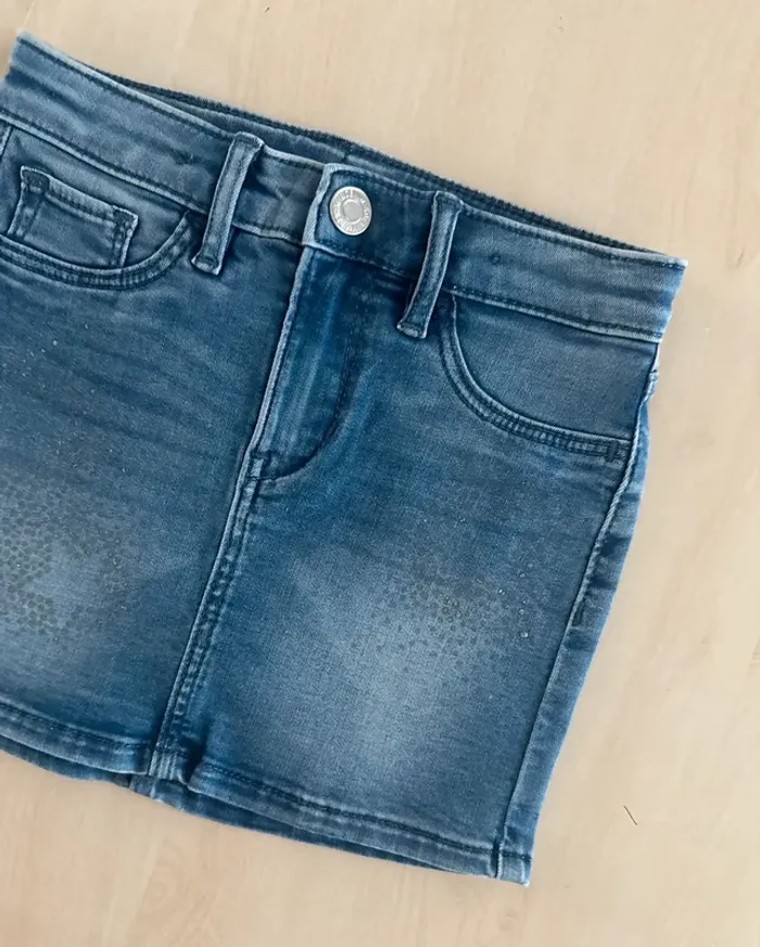 Jupe en jeans h&m fille 2-3 ans 98 cm - photo numéro 2
