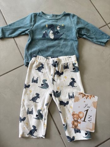 Pyjama 2 pièces 12 mois
