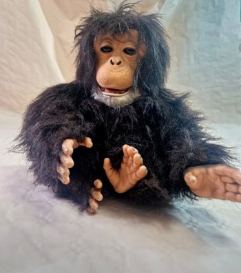 Peluche Hasbro FurReal Friends Cuddle Chimp Tiger Electronics 2005