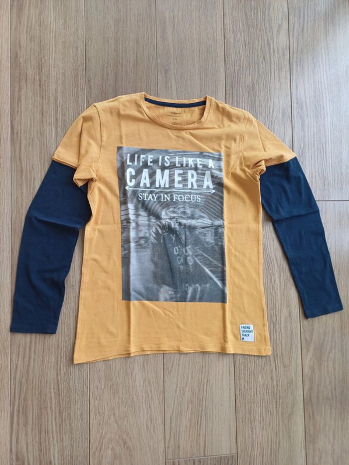 Lot de 2 tee-shirts/pulls Name It en 11/12 ans - photo numéro 2