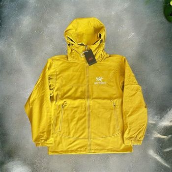 Veste Arc’Teryx Jaune, Edition Coupe Vent, Neuf avec étiquette Taille S