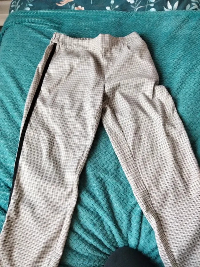 Pantalon a carreaux