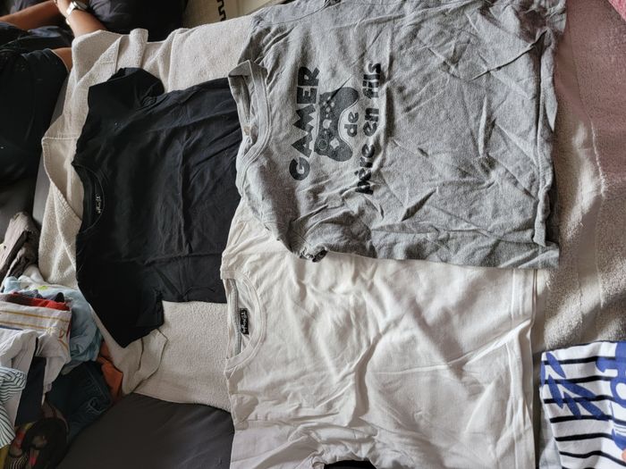 Lot de 6 tee-shirts manches courtes 8 ans garçon - photo numéro 3