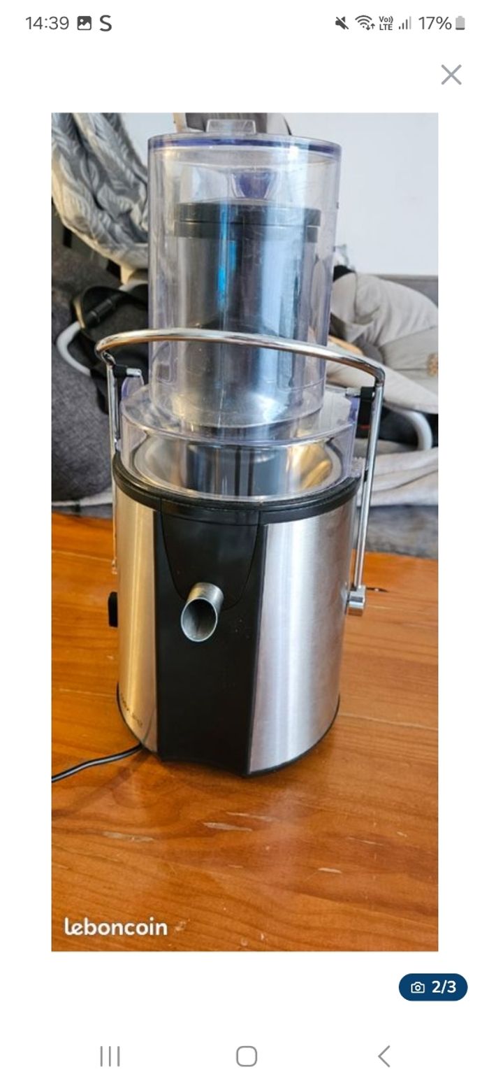 Centrifugeuse à fruit et légumes - photo numéro 2