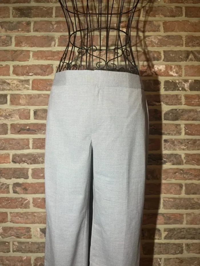Pantalon droit gris clair Zara Basic Tail’e S / 36 - photo numéro 2