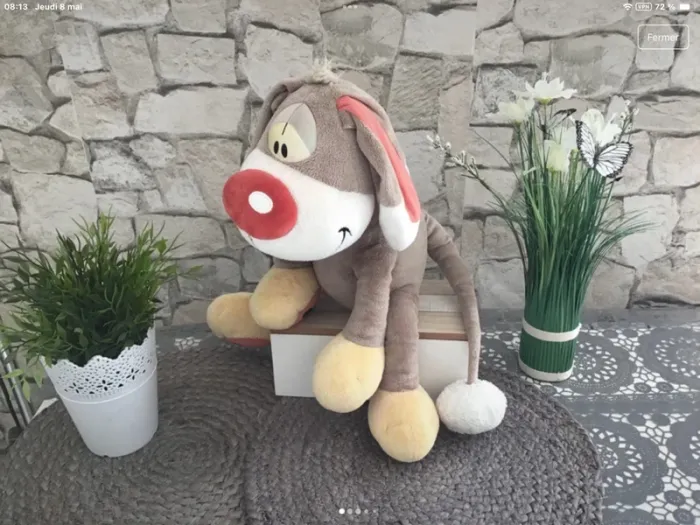 Vintage grande peluche bibombl diddl