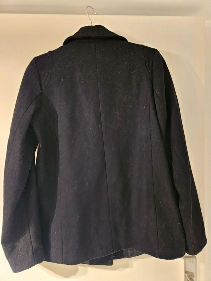 Manteau noir boutons or - photo numéro 2