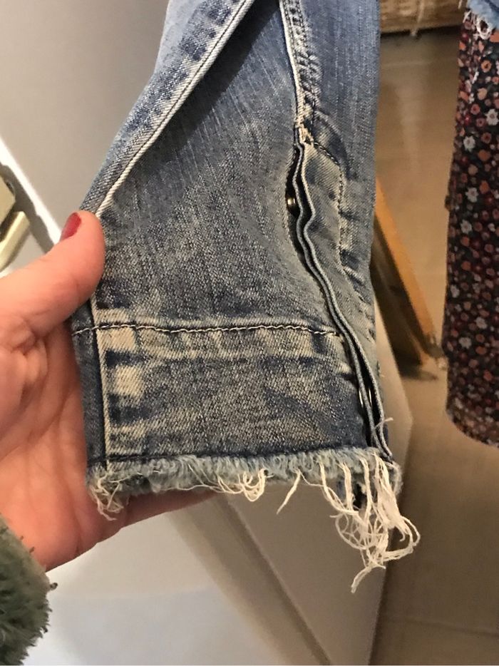 Veste en jean. Taille 38 - photo numéro 6