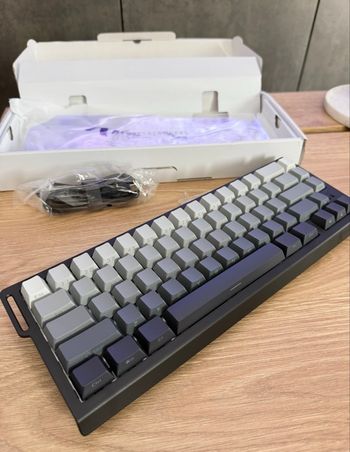 Clavier gaming Attack Shark X68HE neuf – Moonlit Night (Gris) – Switchs magnétiques