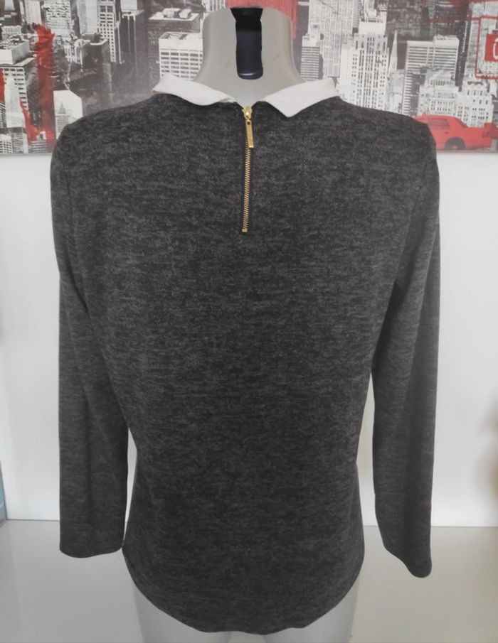 Pull chemise col Claudine - photo numéro 2