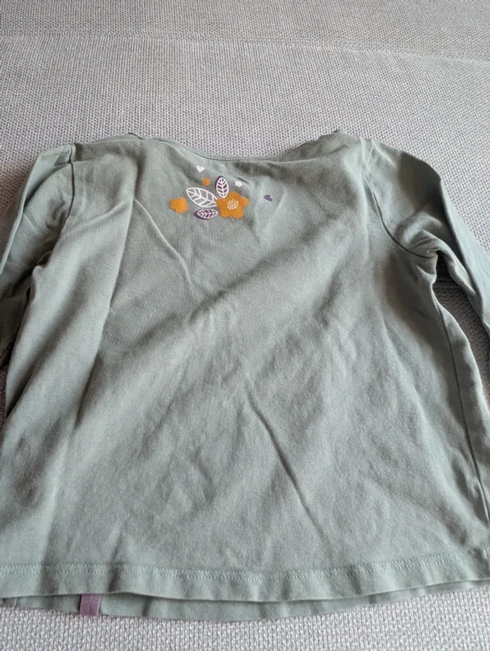 T-shirt manche longue fille 4 ans 🐦 - photo numéro 3
