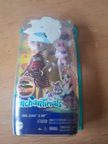 Poupee enchantimals zebre