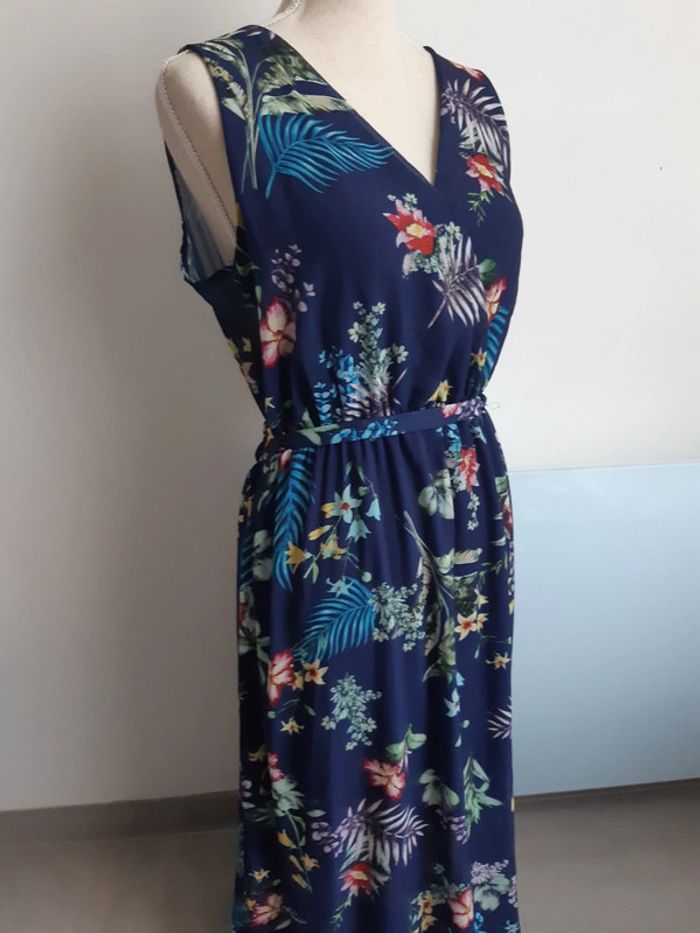 Robe longue motif fleur Zabaione S/M - photo numéro 3