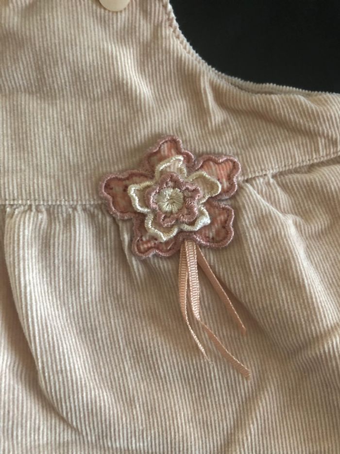 Jolie Robe velours fille 6 mois - photo numéro 4