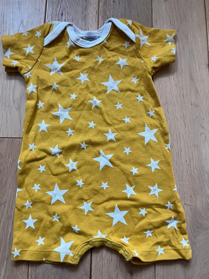Combishort petit bateau neuve 1 mois pyjama court