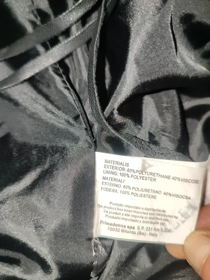 Veste sans manches PrimaDonna noire - Taille L - photo numéro 6