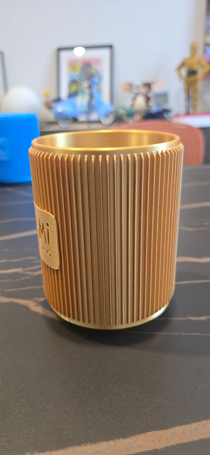 Pot à crayons Legami doré - photo numéro 4