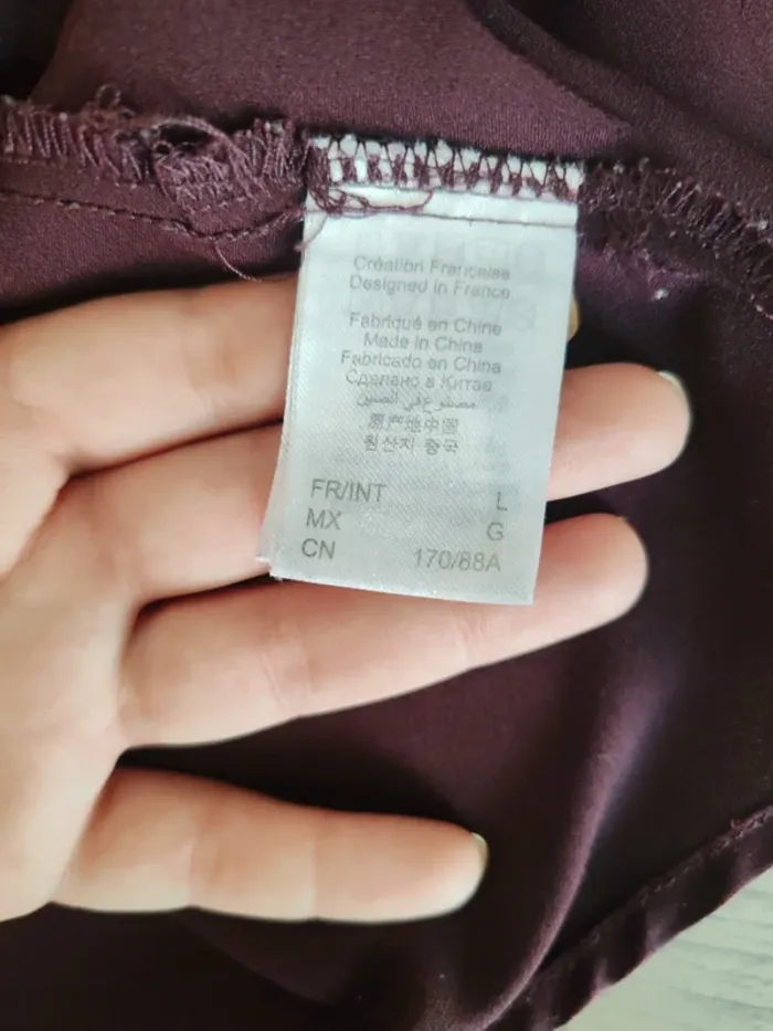 T-shirt effet soie étam taille 40 - photo numéro 5