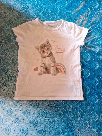 Tee-shirt 4 ans chat