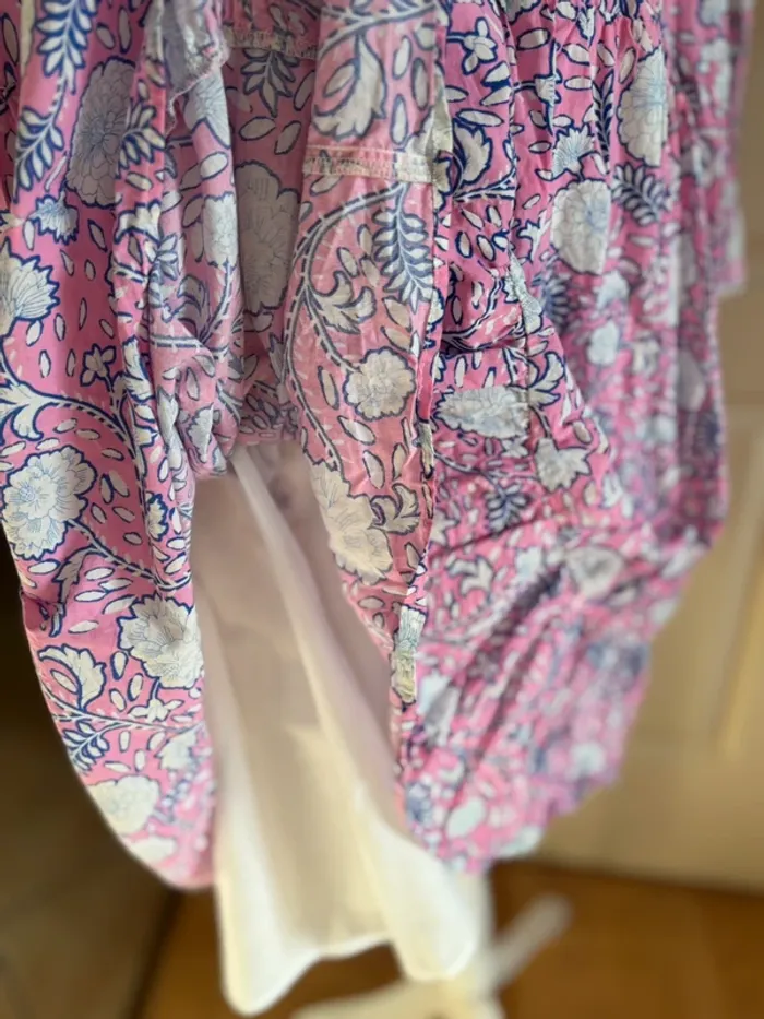 🌸 Robe babydoll motif indien  neuve Promod – Taille 48 🌸 - photo numéro 4