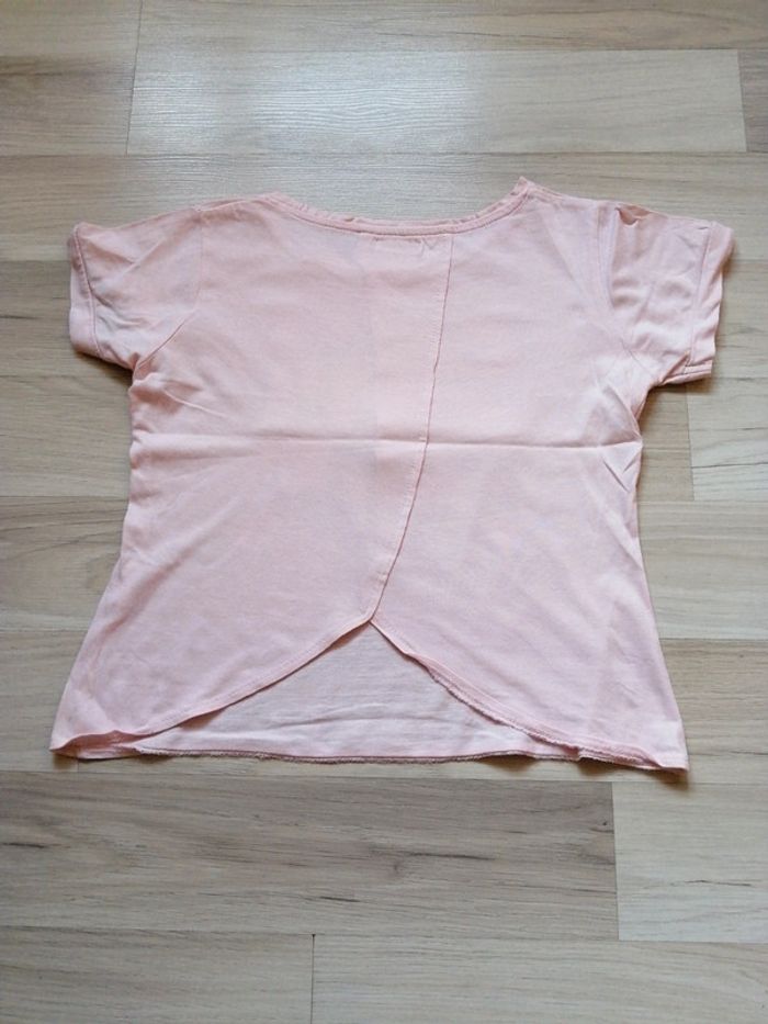 Tee-shirt manches courtes découpe dans le dos - photo numéro 2