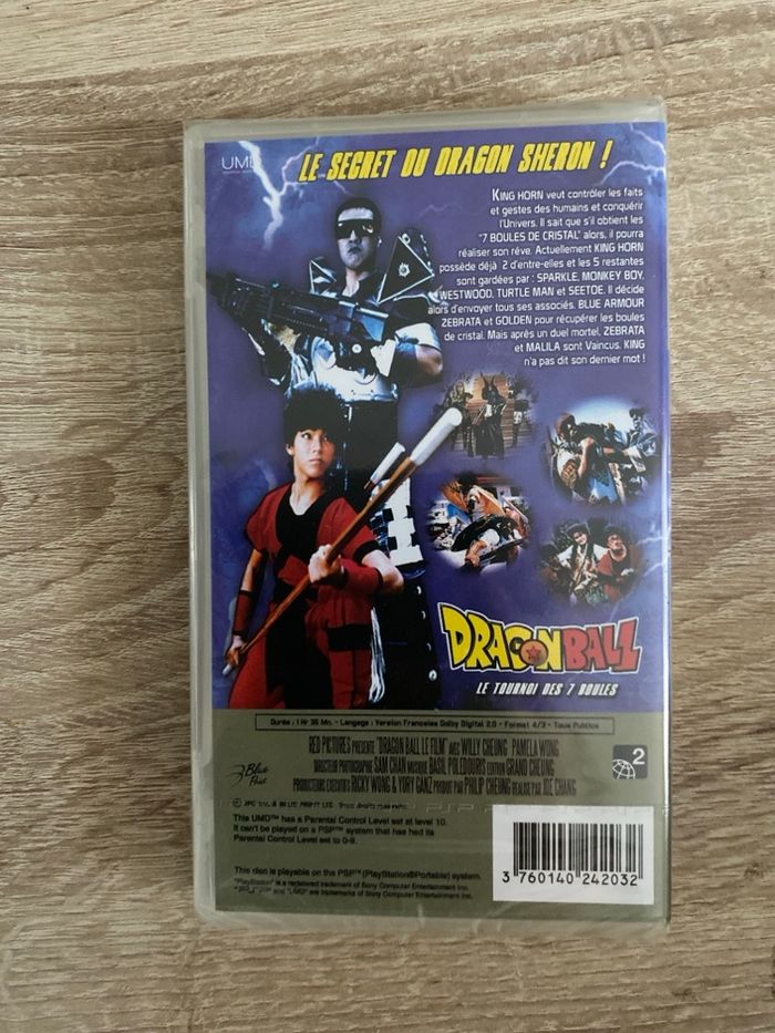 Dragon ball le tournoi des 7 boules PSP film neuf sous blister - photo numéro 2
