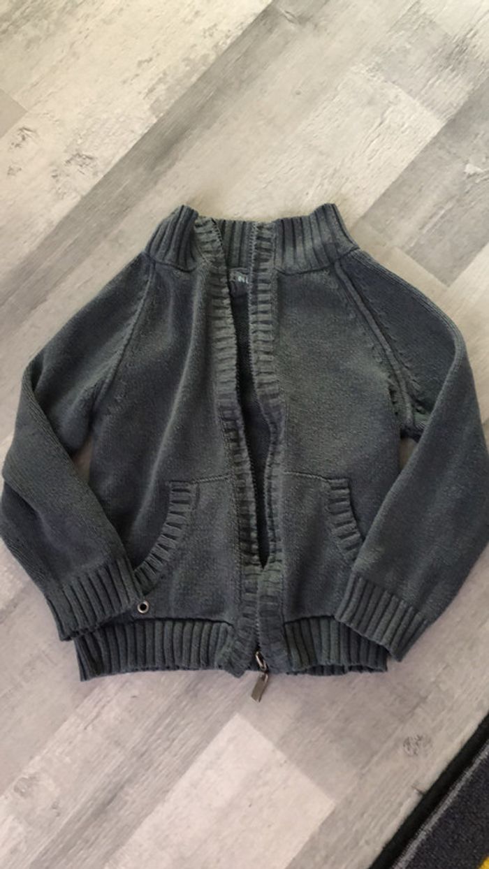 In extenso - Gilet zippé garçon 3 ans