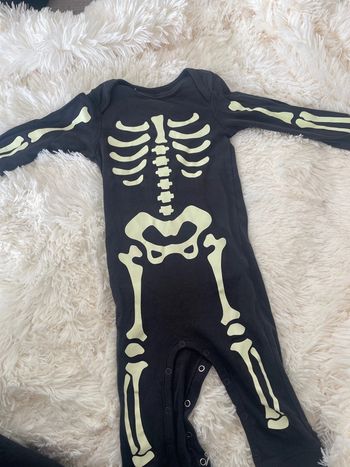 Pyjama Halloween squelette