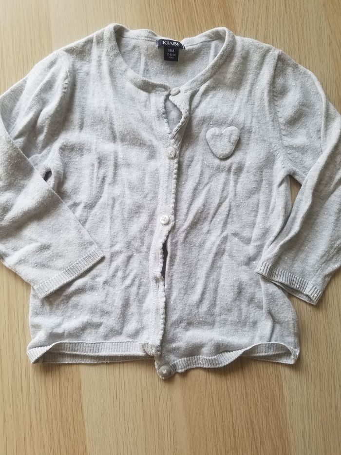 Lot 3 gilets fille 18 mois - photo numéro 4