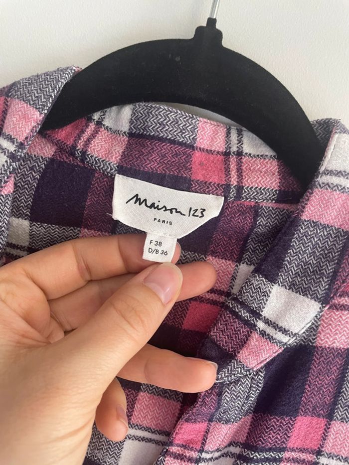 Chemise flanelle Maison 123 T38 - photo numéro 2