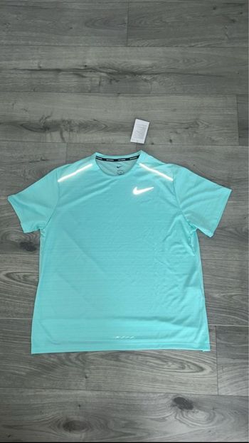 Tshirt Nike running miler bleu taille M