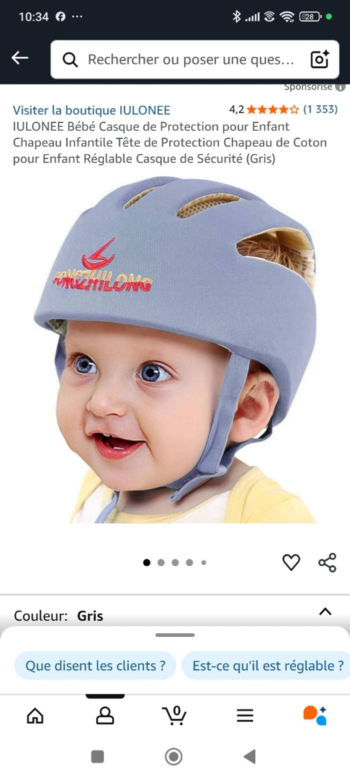 Casque d'apprentissage protection - photo numéro 4