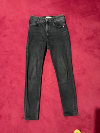 Jean Zara skinny noir gris 38
