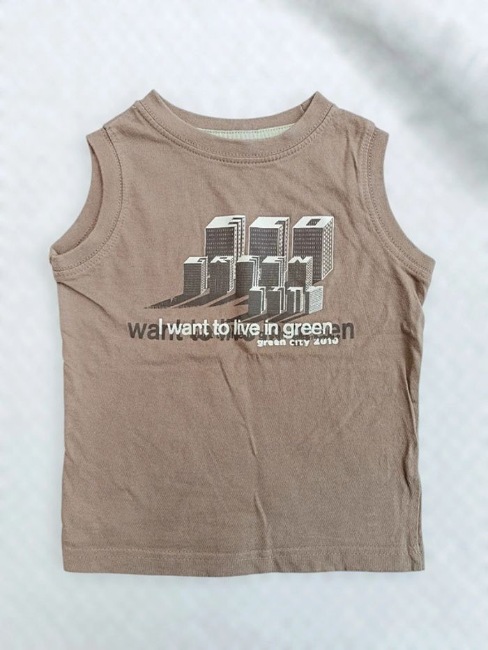 🔸 Débardeur Marron - In Extenso 24 Mois🔸