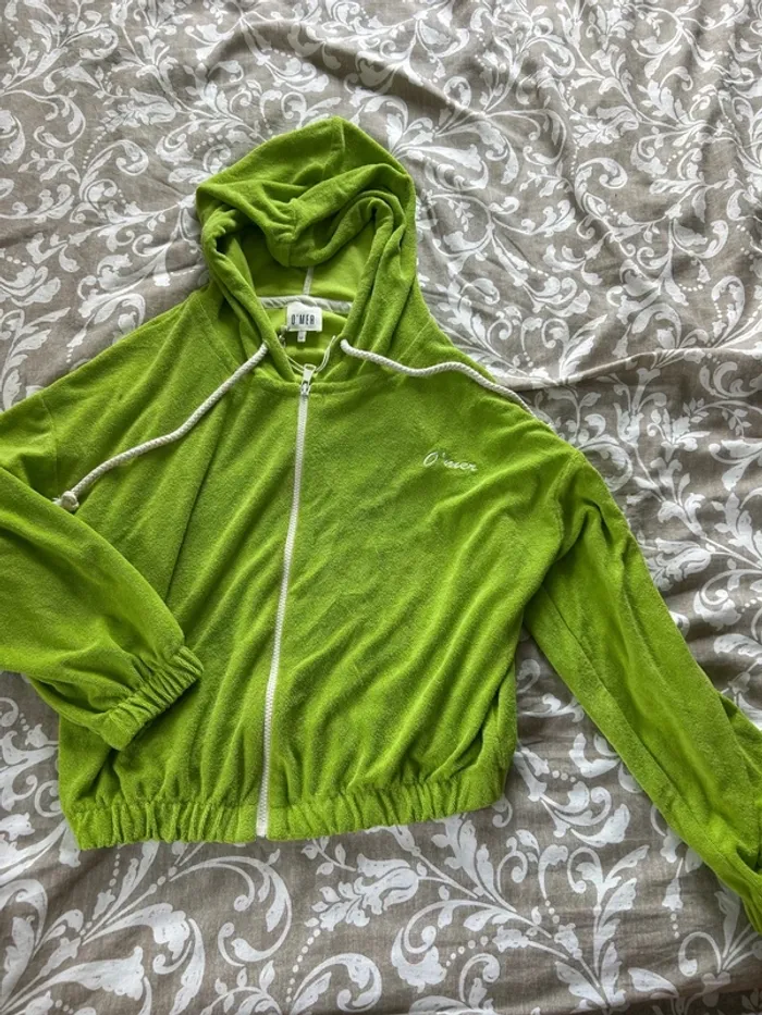 Veste éponge vert o’mer taille m