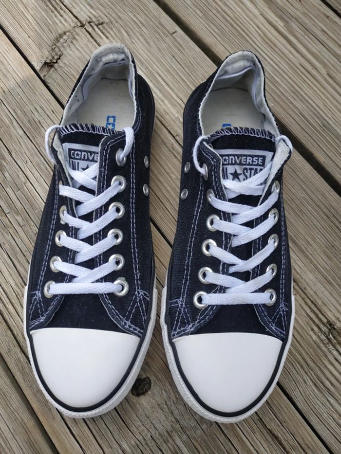 Baskets converse noires t. 39 - photo numéro 2