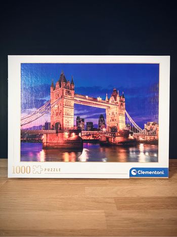 Puzzle Tower Bridge London - Londres Pont 1000 pièces Clementoni Neuf