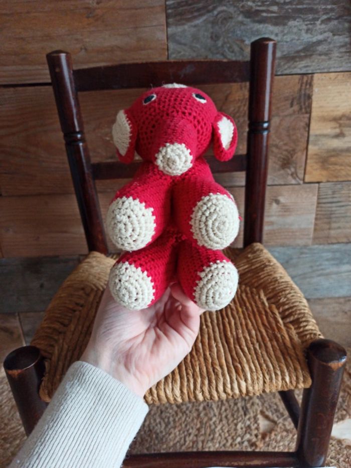 peluche éléphant crochet anne claire petit - photo numéro 7