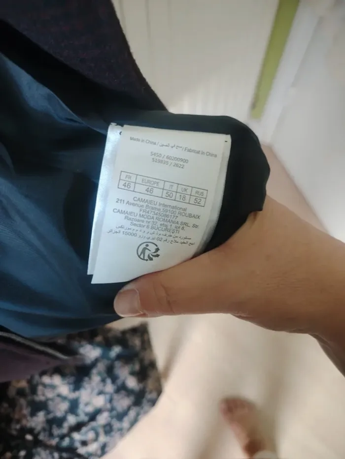 Veste biker mi saison taille petit 46 - photo numéro 7