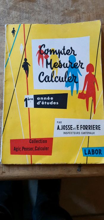 Livre scolaire mathématique vintage (1964)