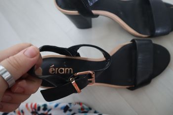 Sandale noir et beige à talons - Eram - 38
