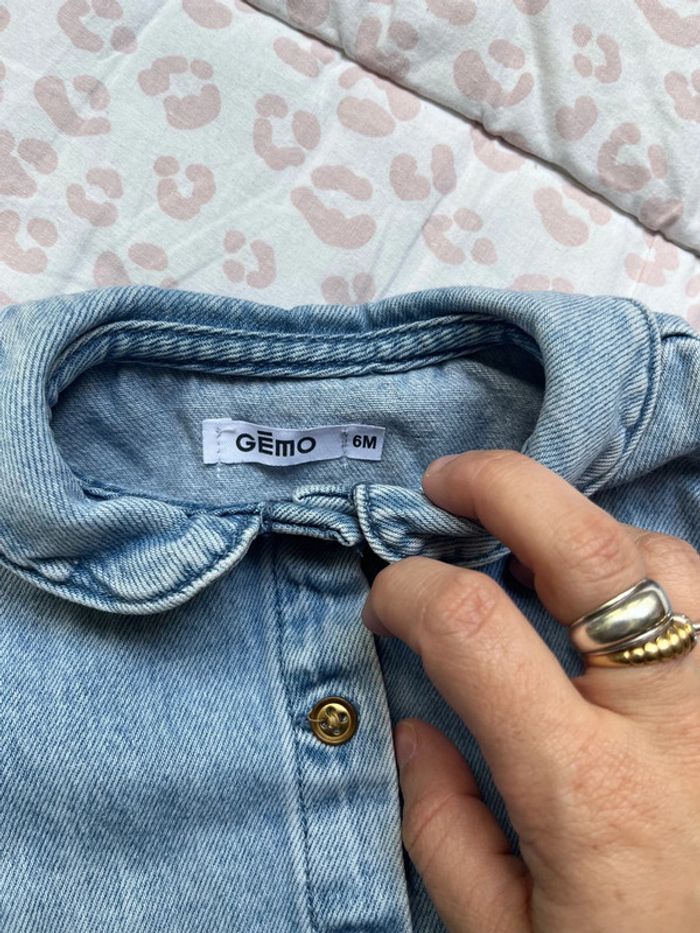 Robe en jean Gémo 6 mois - photo numéro 3